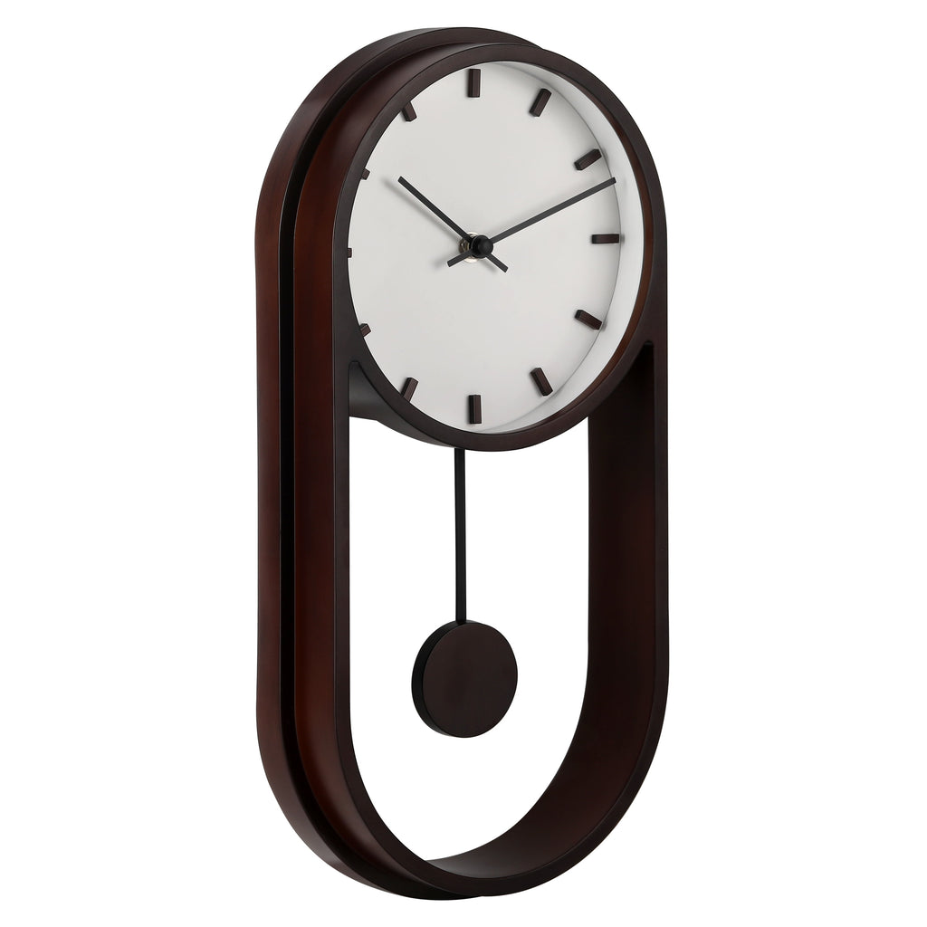 Better Homes & Gardens 7.8" Quartz Modern Indoor Pendulum Clock, Easy Installation