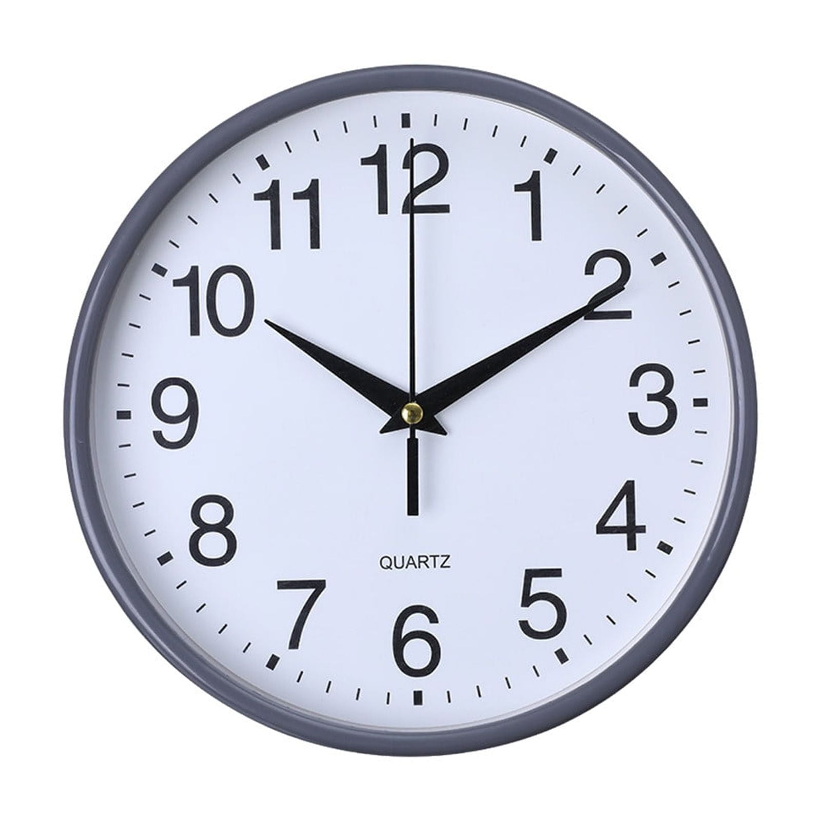 Round Wall Clock, Modern Wall Clock Battery Operated Wall Clocks, Silent Easy Installation Non Ticking Small Analog Clock, for Bedroom, Kitchen, Bathroom, Office, Home