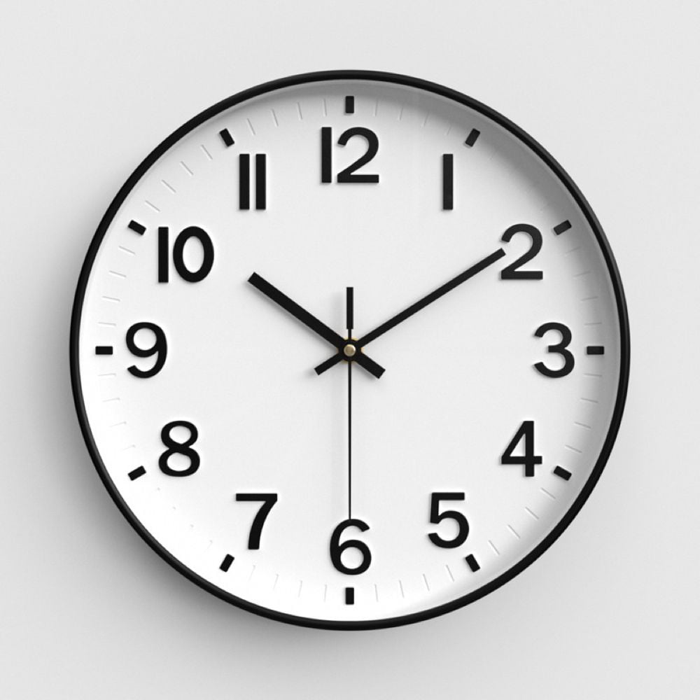 Sanmadrola Wall Clocks Battery Operated,12 inch Silent Non Ticking Modern Wall Clock for Living Room Bedroom Kitchen Office Classroom Decor Glass Front Olive Green with Gold Frame