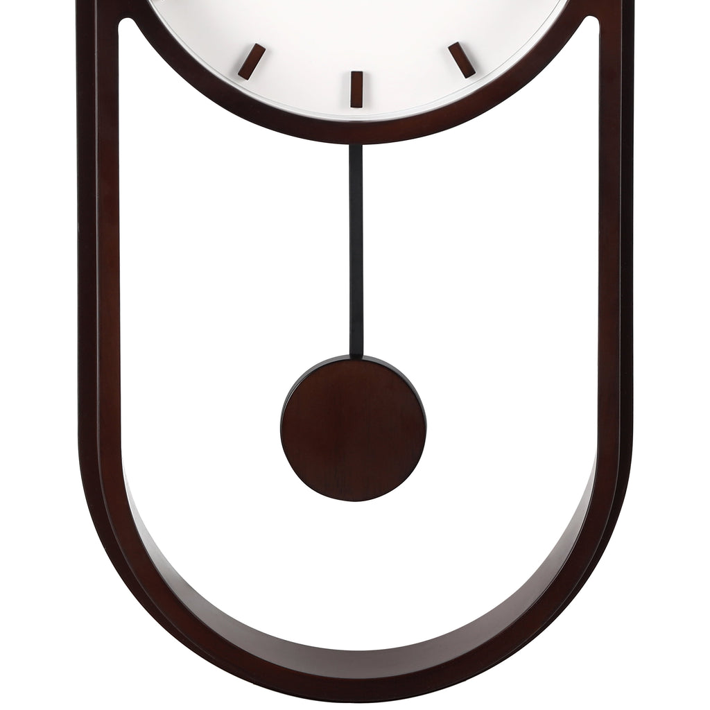 Better Homes & Gardens 7.8" Quartz Modern Indoor Pendulum Clock, Easy Installation